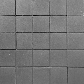 Тротуарная плитка вибропрессованная ЛУВР Серый | 400х400 | BRAER